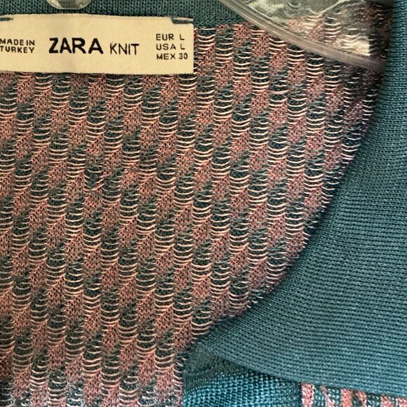 Zara Pull-over Knit Top Size Large - Picture 5 of 5